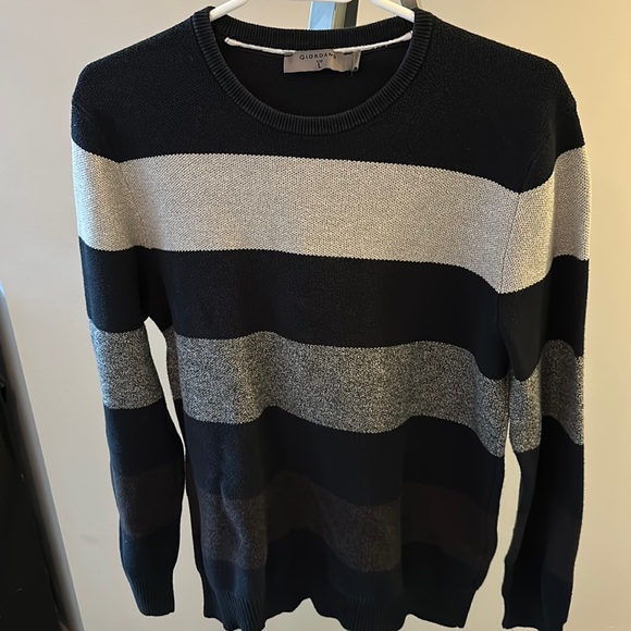 Giordano Cotton Striped Sweater - Picture 1 of 3